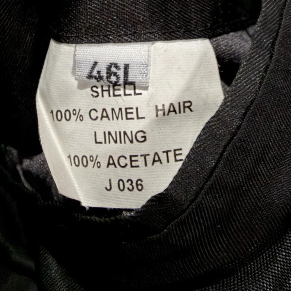 Andrew Fezza 100% camel hair sport coat / blazer size 46L amazing piece‎